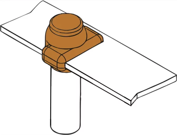 Greenwire Exothermic Welding Bar to Ground Rod | Earth Rod to Bar Tee Horizontal Tape - BR7