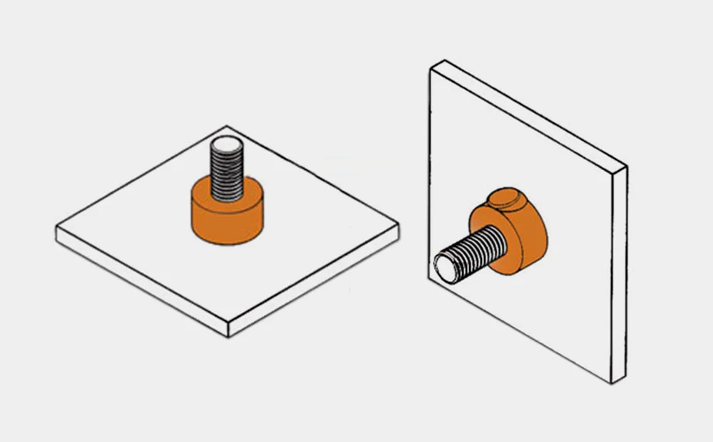 Greenwire Exothermic Welding - stud to Surface