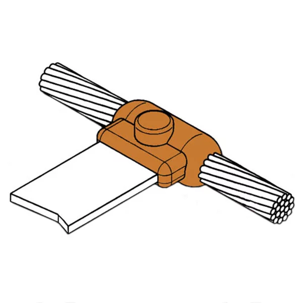 Greenwire Exothermic Welding Cable to Bar | Horizontal Bar Tap to Horizontal Cable Run Tee Joint - CB5