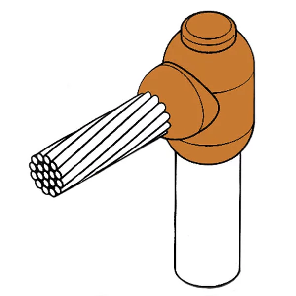 Greenwire Exothermic Welding Cable to Ground Rod | Horizontal Cable Terminal to Ground Rod Joint - CR1