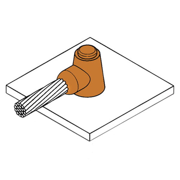 Horizontal Cable to Horizontal Steel Pipe Joint - CS32