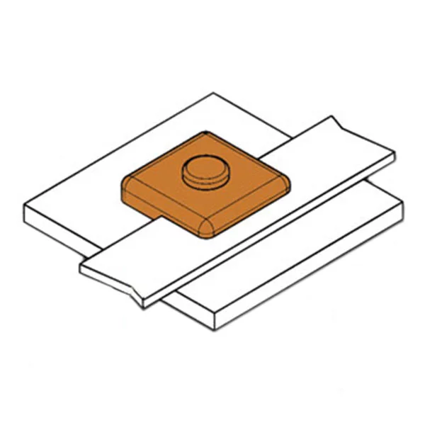 Horizontal Thru Bar to Horizontal Steel Surface Joint - BS3